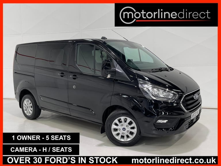 2022 Ford Transit Custom 2.0 320 EcoBlue Limited Crew Van L1 H1 Euro 6 (s/s) 5dr PANEL VAN Diesel...