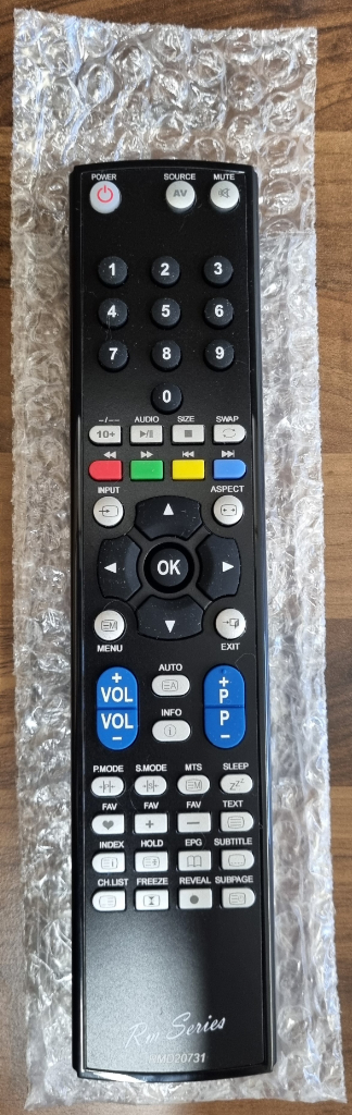 4 x NEW Replacement Remote Control for ALBA TVs. RM Series RMD20731. £38 for all or £10 each