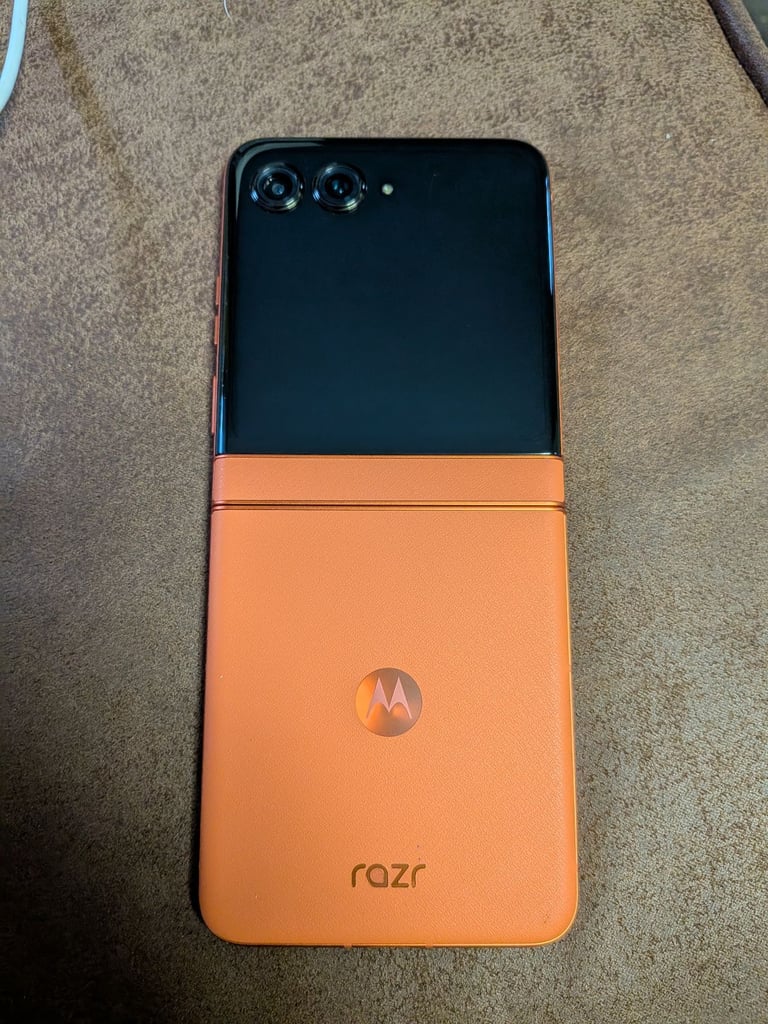Motorola RAZR 50 orange mint condition in box 