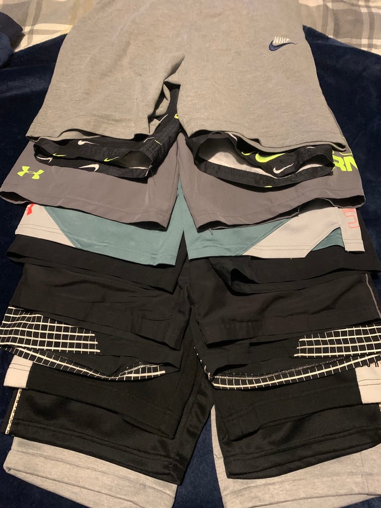 Boys shorts Nike,under armour, the north face and Jordan 