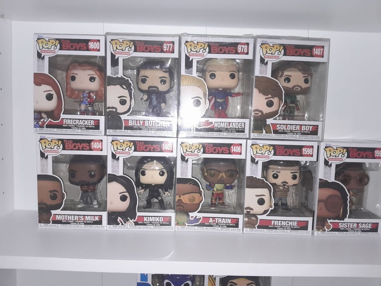The boys tv series funko pops 