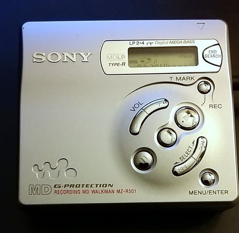 Sony MZ-R501 Recordable Mini Disc Walkman | in Drylaw, Edinburgh | Gumtree