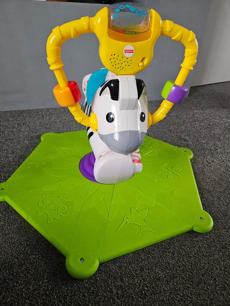 Fisher price spin and bounce zebra