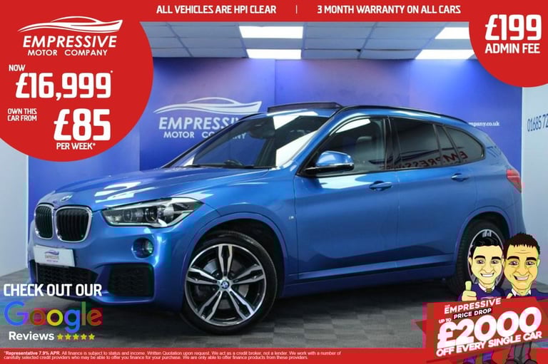 2019 68 BMW X1 2.0 20D M SPORT SUV 5DR DIESEL AUTO XDRIVE EURO 6 (S/S) (190 PS) 