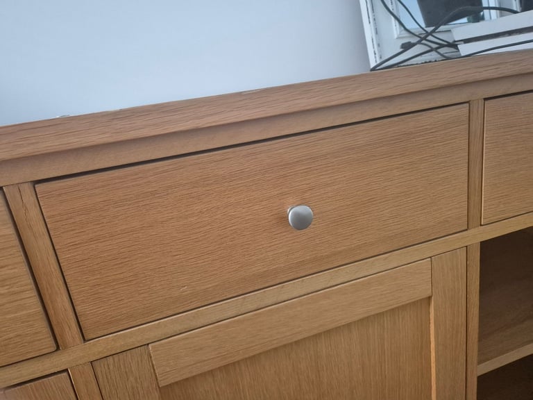 image for Solid wood side board good condition