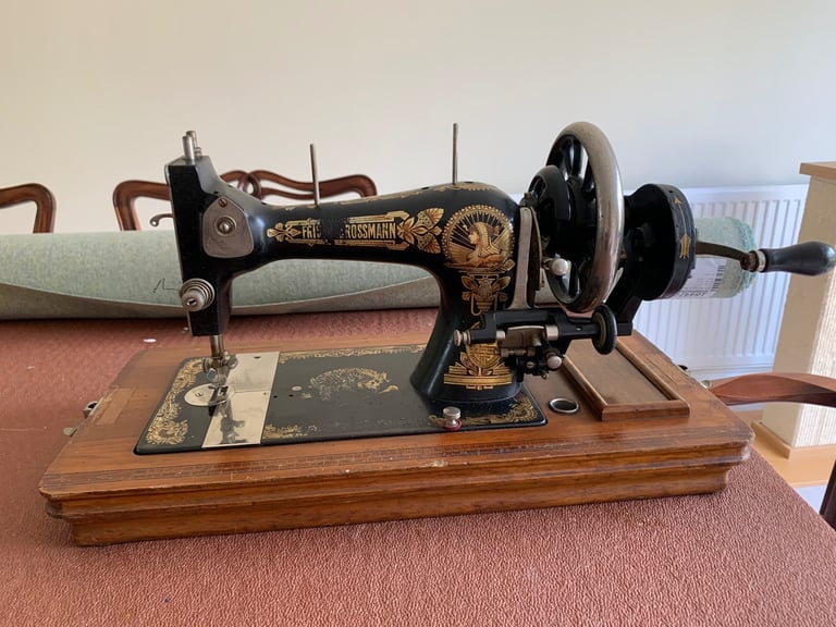 Vintage Frister Rossman sewing machine -E Series Sphinx Cleopatra