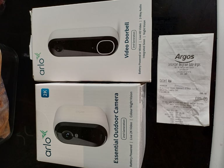 Brand New Arlo Video Doorbell and Garden Camera
