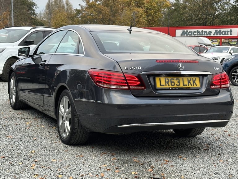 2013 Mercedes Benz E220d Diesel Auto 2 Door Coupe Grey