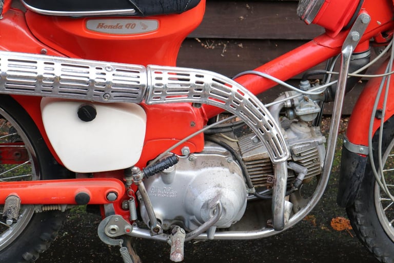 Honda CT90 CT 90 Trail 1968 Winter Restoration Project 799 miles from new!. #4