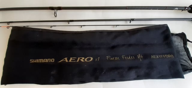 Shimano aero x1 finnese feeder rod 8ft with a 1oz tip in Hull