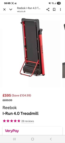 Reebok I-Run Treadmill in Tranent, East Lothian Gumtree