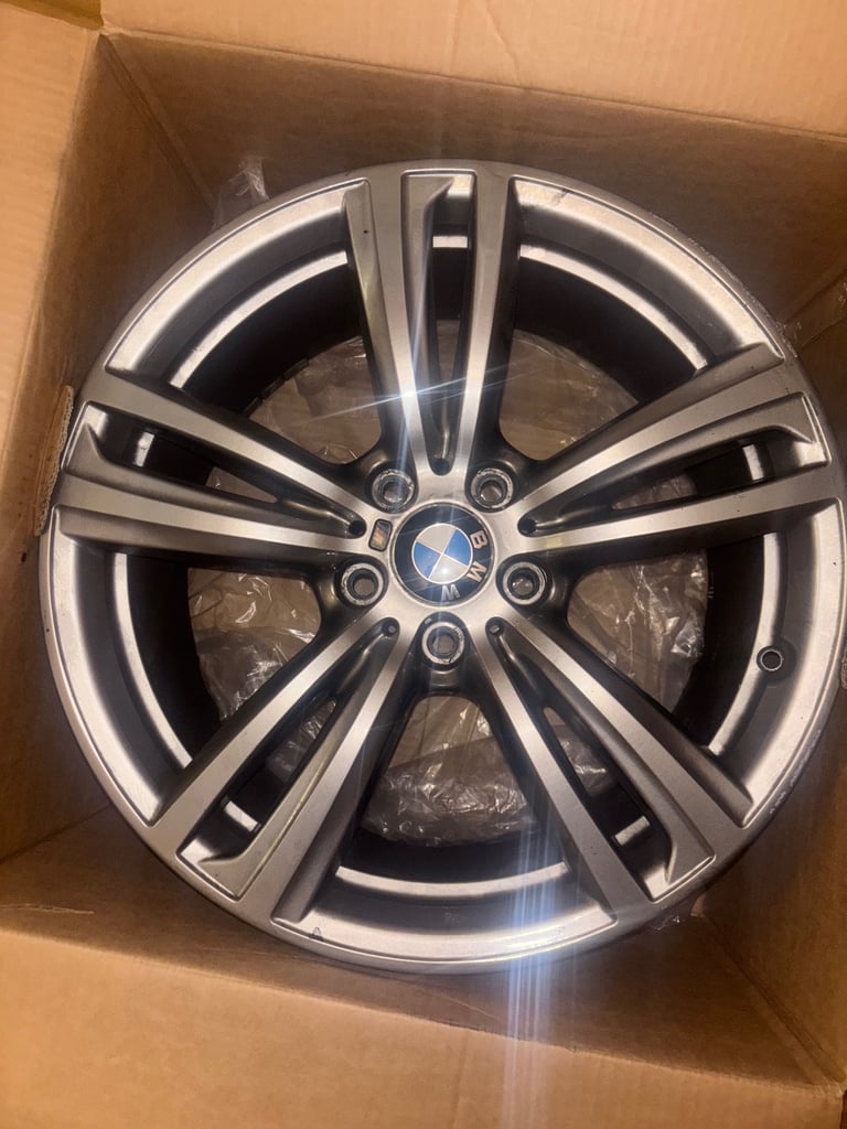 BMW 19 inch silver rims. 