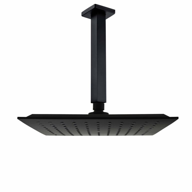 image for New Black Ceiling Arm Shower Head RRP £110 Our Price £70