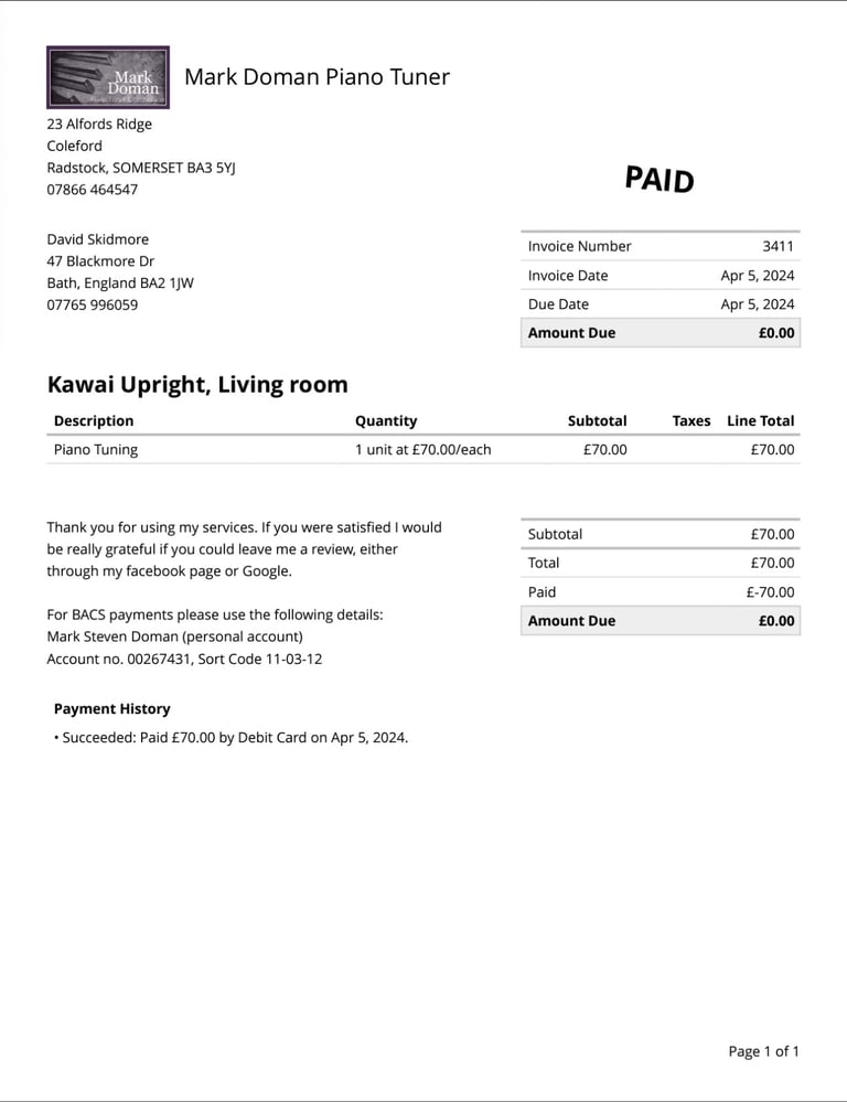 Kawai BL-61 Upright Piano — Excellent Condition (Bath area)