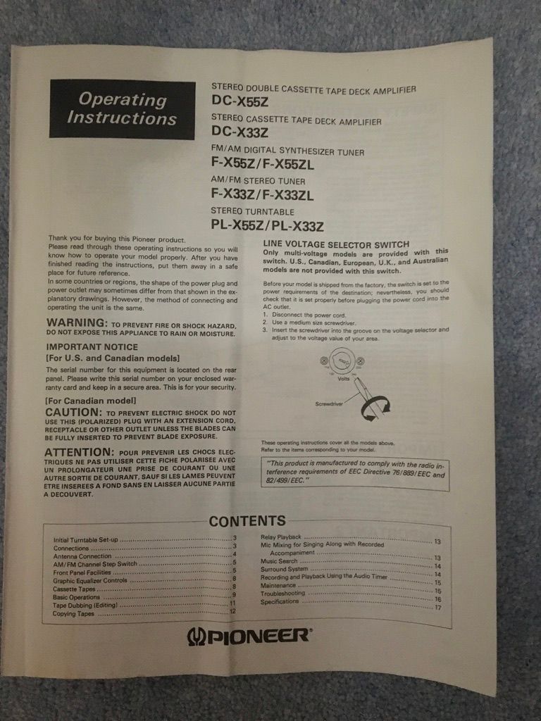 Vintage Hi Fi System , Cabinet, Record Deck,Amp, Radio , Aerial, Cassette player & tapes