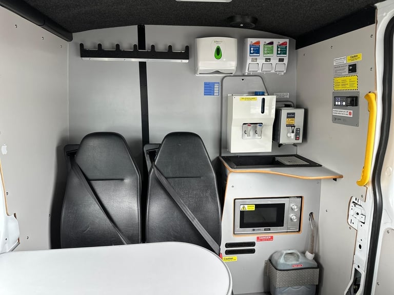 72 Reg, Ford Transit L3H2 FWD, Welfare, Kitchen, Toilet Van, Night Heater 