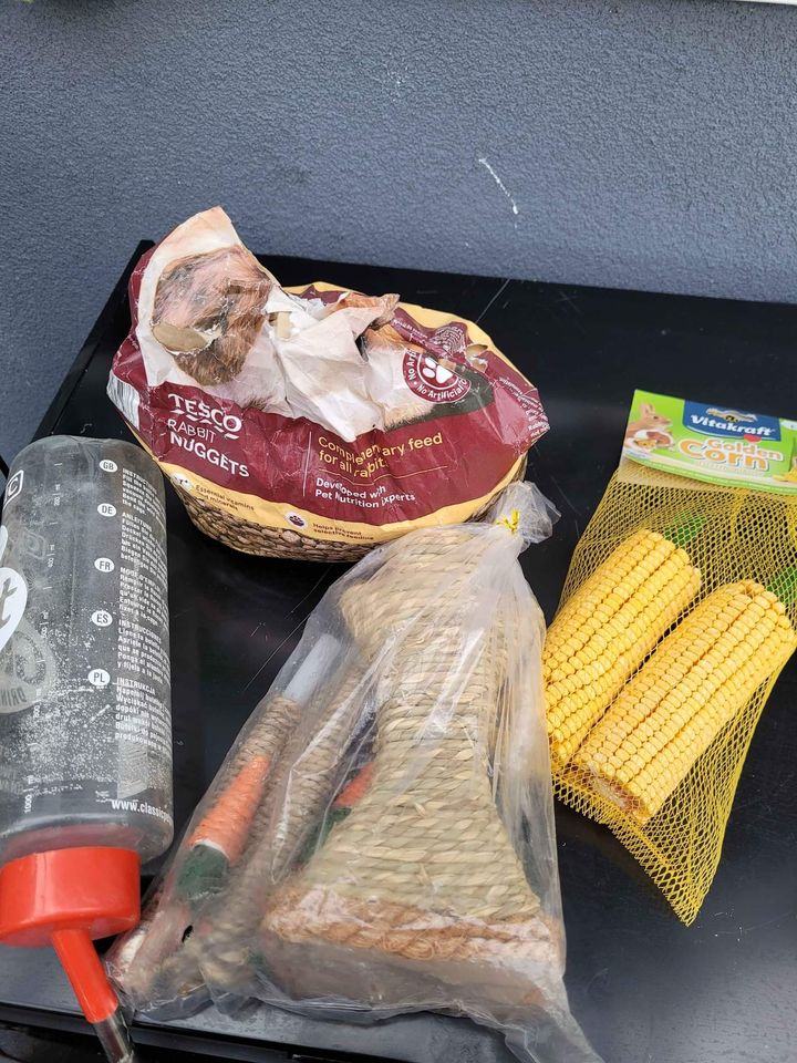 RABBIT ACCESSORIES, DRINKING BOTTLE, NEW TOY etc.