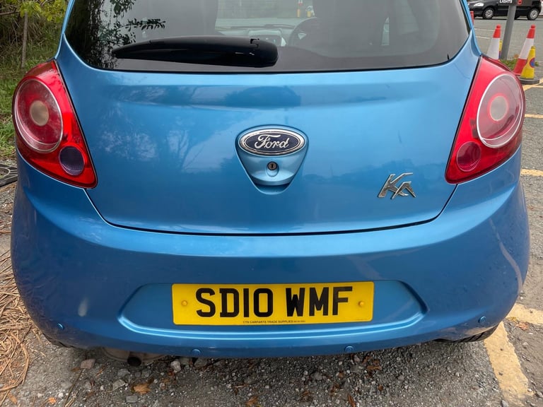 FORD KA 1.2 ZETEC 10 REG BLUE 3 DOOR MOT JULY 9TH 2026 TAX £35 SERVICE HISTORY NEW GEARBOX