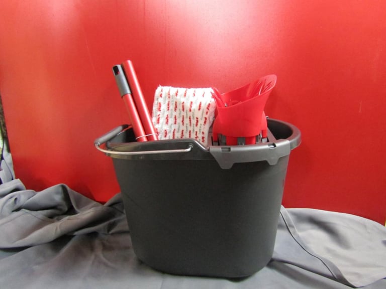 Vileda – Set completo con sistema Ultramat con, Panno in microfibra e Ultramat secchio con Power Stampa