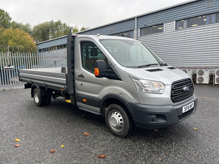 2016 Ford Transit DROPSIDE PICKUP 2.2 TDCi 125ps XLWB L4 TWIN WHEEL NO VAT CHASSIS CAB Diesel Manual