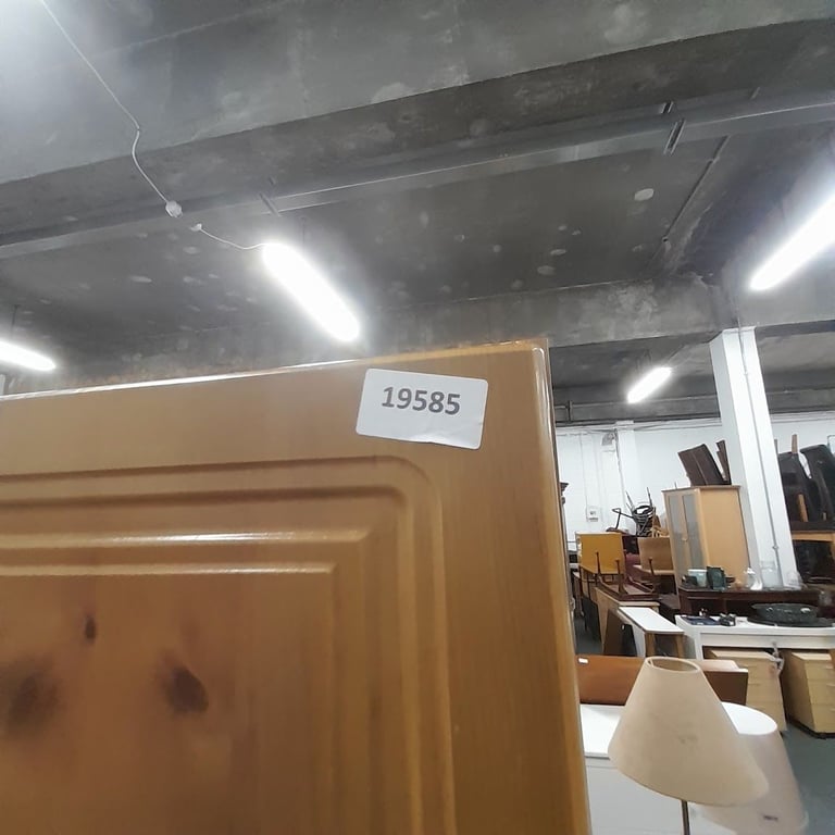 2 door wardrobe with 3 drawers and mirror 102cm x 55cm x 185cm, Ref:19585