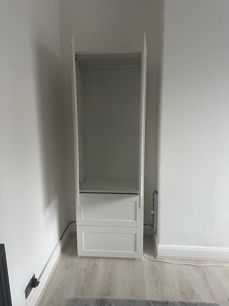image for White ikea wardrobe 