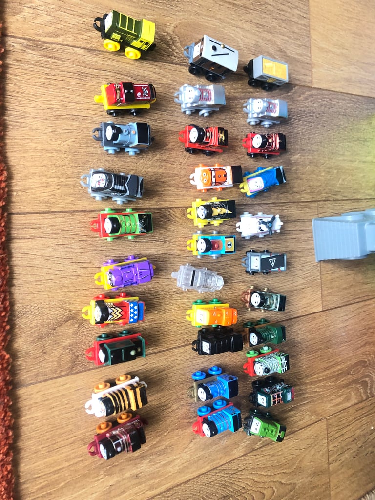 image for Mini train track with trains by Mattel 