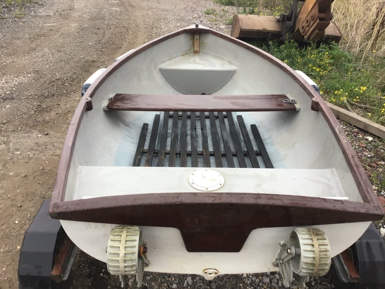 Boat Tender GRP 8ft with Road Trailer