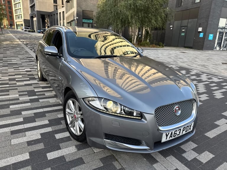 2014 JAGUAR XF SPORTBRAKE AUTO 2.2 DIESEL LUXURY ESTATE GREY 5dr