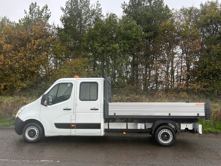 2014 (64) VAUXHALL MOVANO F3500 L3H1 LWB 2.3 CDTI DOUBLE CAB TIPPER