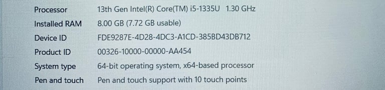 HP i5 13thGen TouchScreen x360 Full HD UltraFast 10 Core Laptop, 8GB 512GB SSD, LIKE NEW