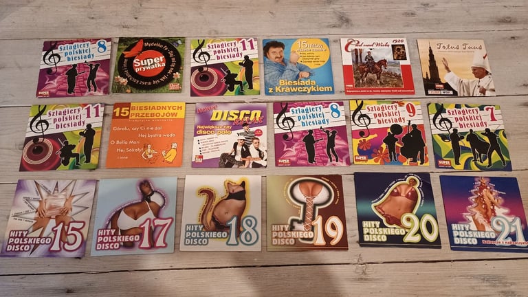 image for 18x Polish Disco/Folk/Traditional Music CD's.