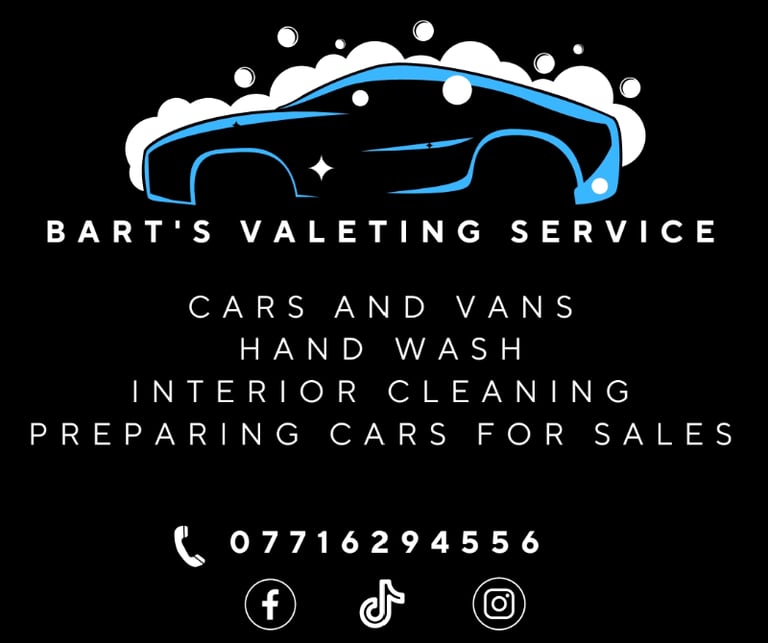 Mobile Valeting Service. Cars and Vans. 
