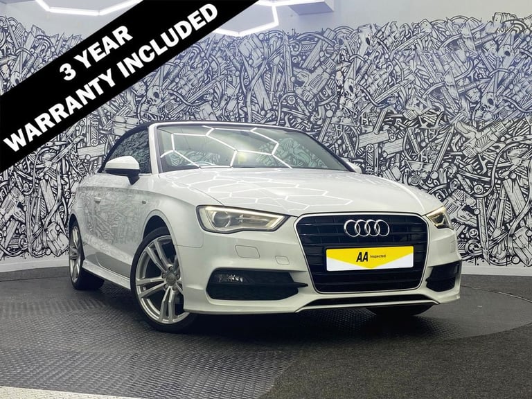 2015 Audi A3 Cabriolet 2.0 TDI S line Convertible 2dr Diesel Manual Euro 6 (s/s) (150 ps) Convert...