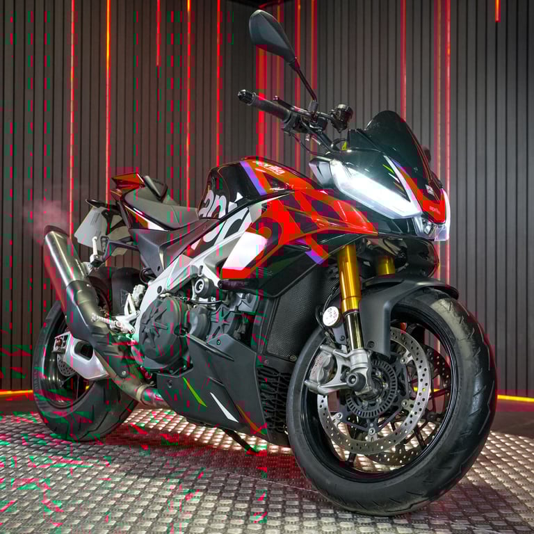 image for IMMACULATE APRILIA TUONO V4 1100 FACTORY MOTORBIKE WITH EXTENDED WARRANTY UNTIL DEC 2027