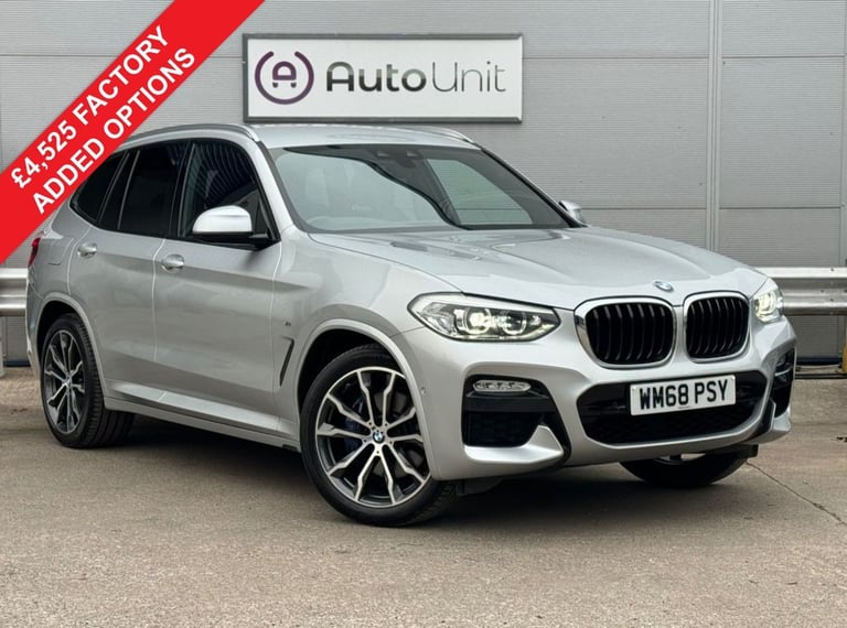 image for 2019 BMW X3 20D M SPORT DIESEL AUTO XDRIVE £4,525 FACTORY ADDED EXTRA'S 