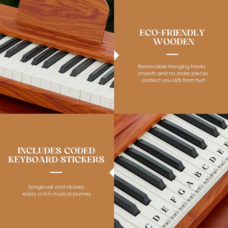 Kids Piano Keyboard, 37 Keys Digital Piano for children, Toddler Music Educational 