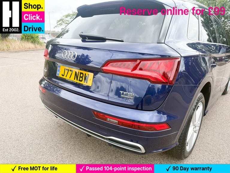 2017 Audi Q5 2.0 TFSI S line S Tronic quattro Euro 6 (s/s) 5dr ESTATE Petrol Automatic