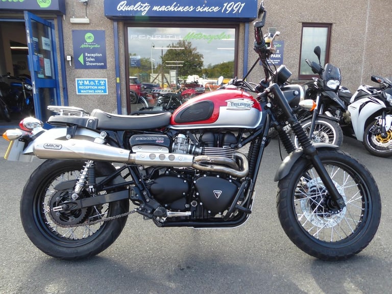 Triumph Bonneville Scrambler - 2015 - 12,723 Miles at Penrith Motorcycles 