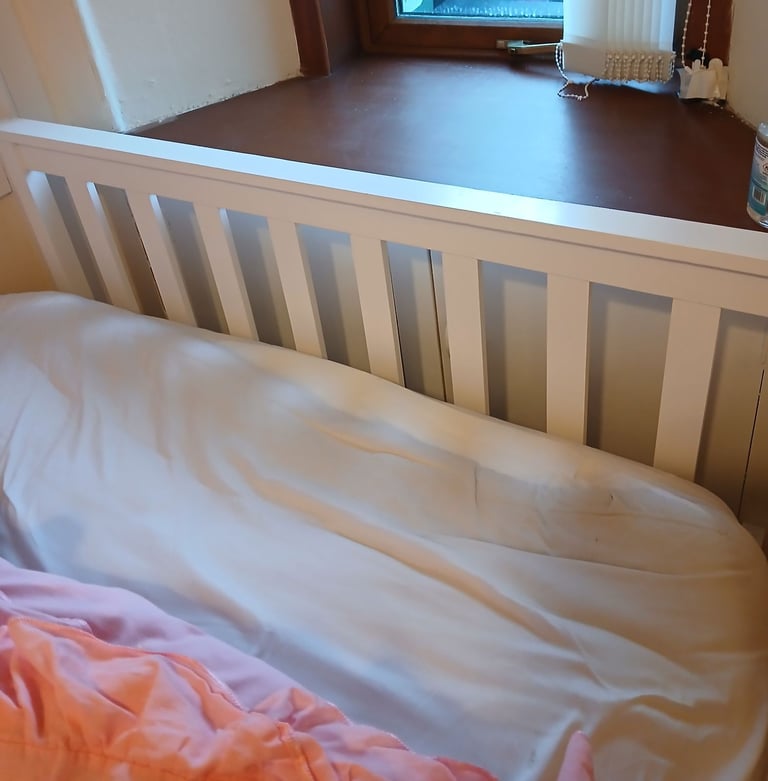 image for Small double bed for sale ( no mattress)