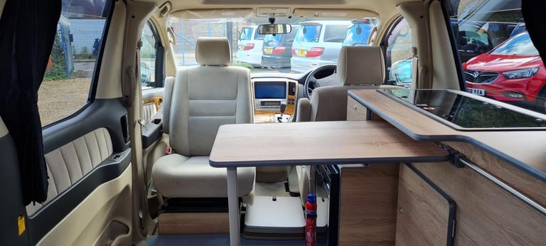 TOYOTA ALPHARD 2 BERTH CAMPERVAN WITH ROCK & ROLL BED & FRIDGE