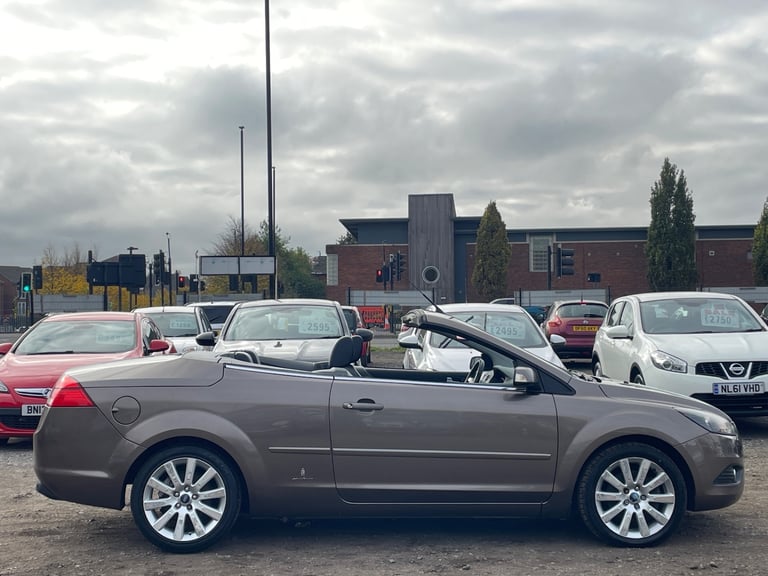 FORD FOCUS CONVERTIBLE CC CC3 + FULL LEATHERS + LONG MOT + LOW 54K MILES * 