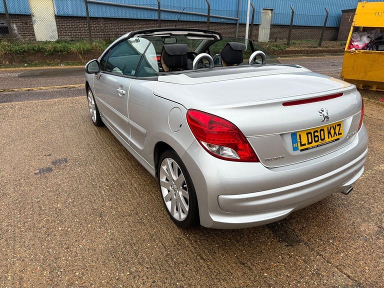  Peugeot 207 CC 1.6 VTi GT Tiptronic Euro 5 2dr Petrol Automatic