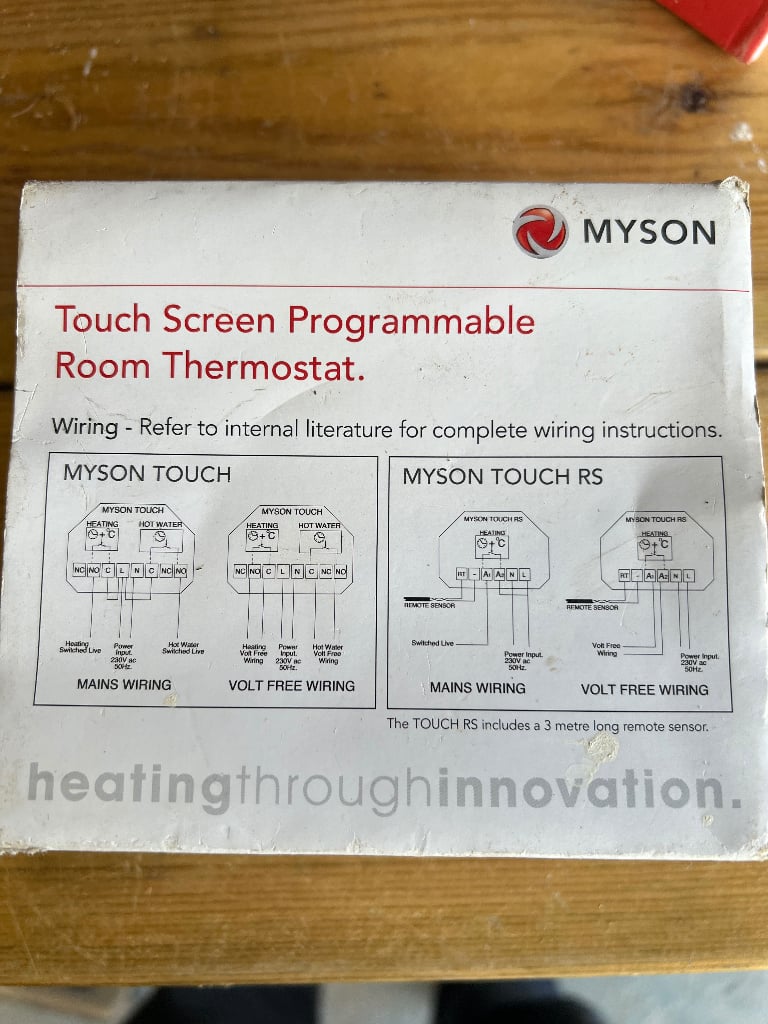 Myson Touch thermostat