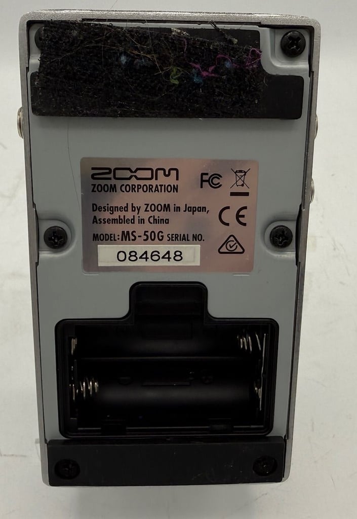 Zoom MS50G MultiStomp Multi Guitar Effect Pedal - Silver - Boxed - USED