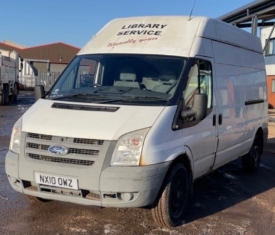 2010 FORD TRANSIT T350 LWB 100PS DIRECT COUNCIL PRICE IS PLUS VAT