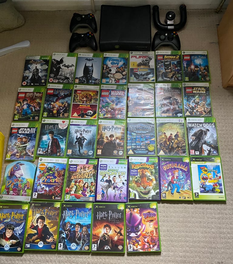 Xbox 360 slim 250GB bundle with 35 games | in Southampton, Hampshire |  Gumtree