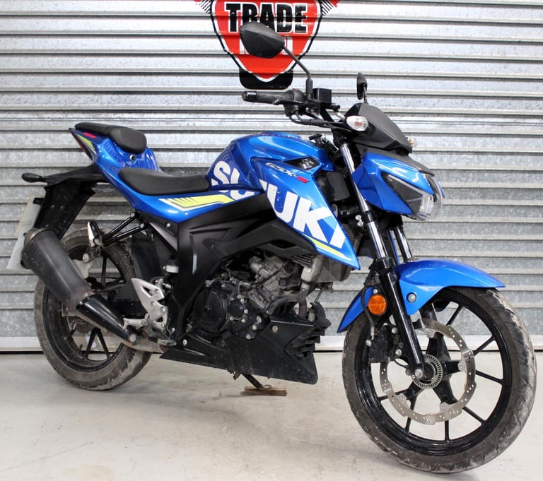 2019 19 SUZUKI GSX-S125 GSXS 125 ABS LEARNER LEGAL CAT N TRADE SALE 9K GSXR BLUE