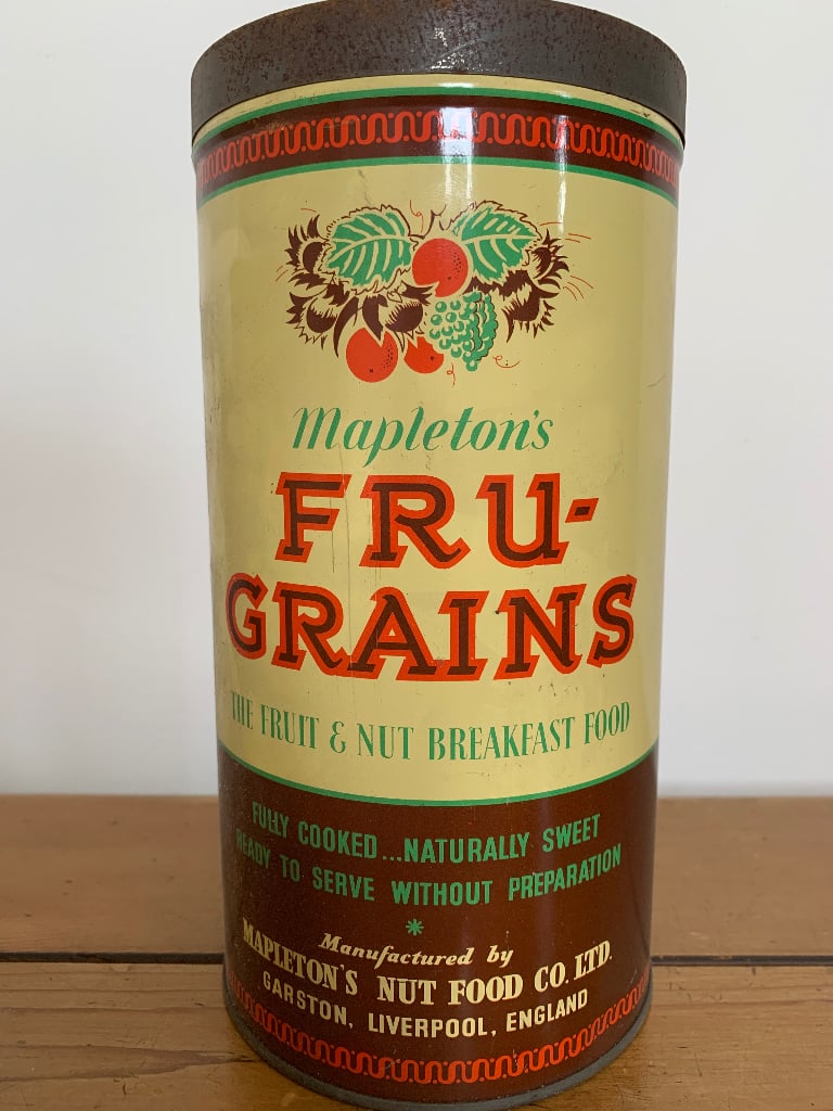 Mapleton’s Fru-Grains Tins