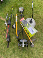 Ryobi multi tool strimmer rotavator blower mower chainsaw lawnmower 